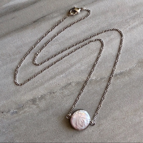 ❗️LAST❗️Silver Baroque Natural Pearl Necklace - Picture 2 of 8